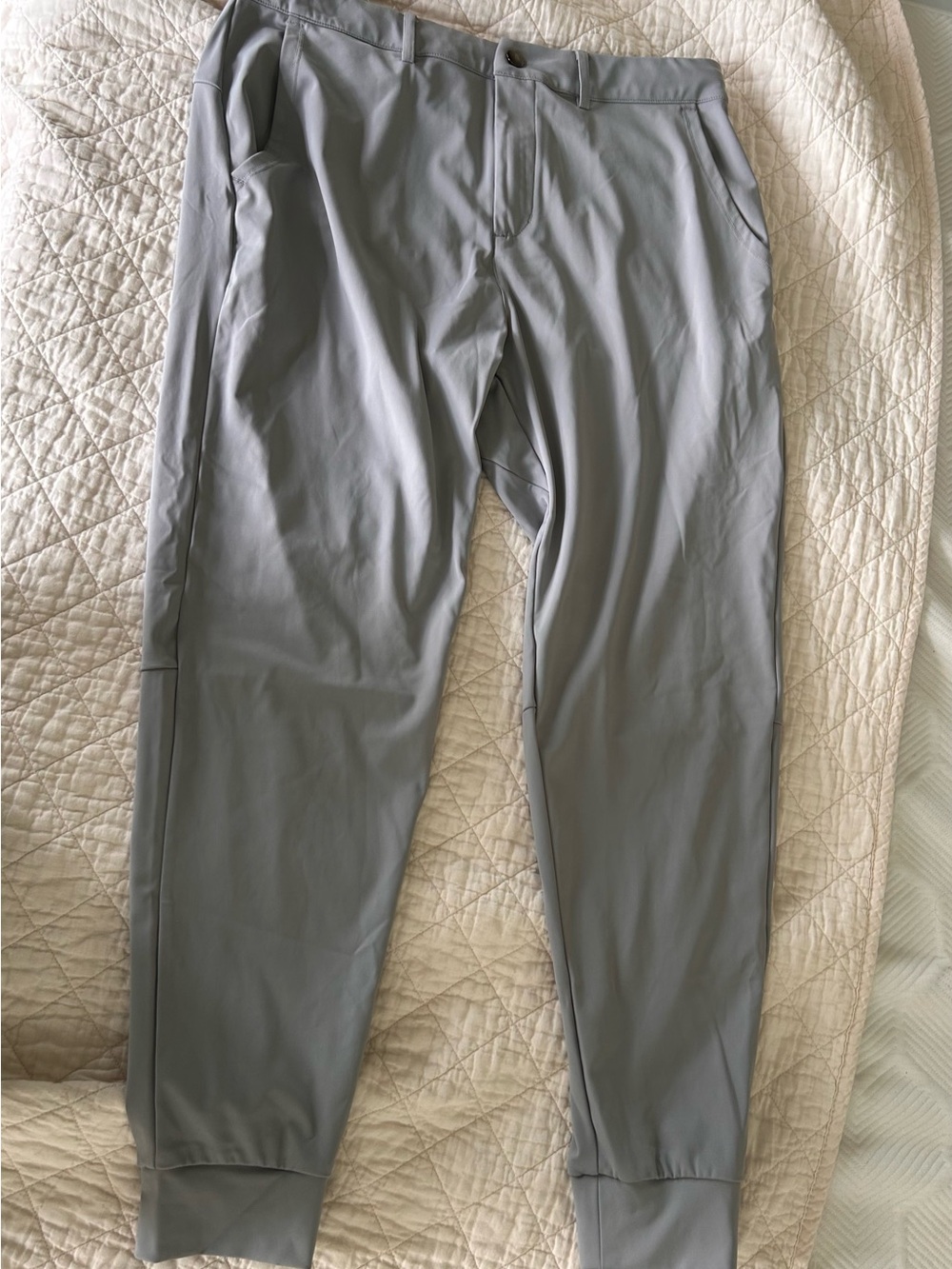 Men's Gray Performance Jogger Pants/Golf Pants